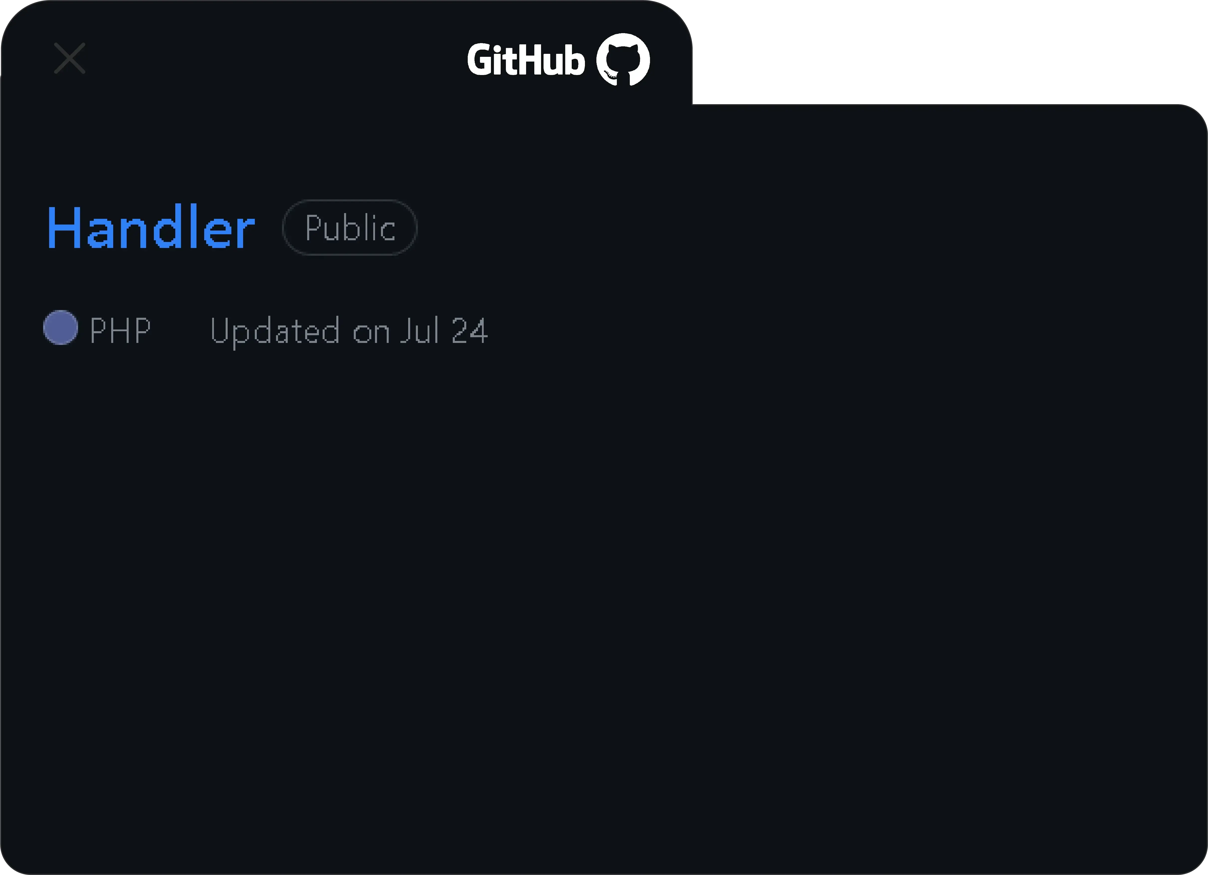 Github handler